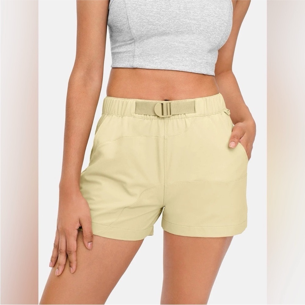 Outdoor voices rectrek beige khaki shorts women size small